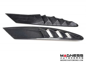 Ferrari 458 Front Bumper Air Intake - Carbon Fiber - Set